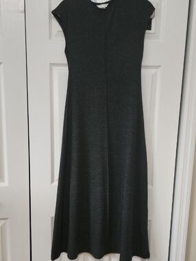 NWOT H&M Dark Charcoal Maxi Dress